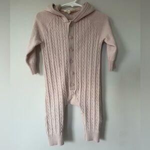 GAP Pink Cable Knit Baby Outfit